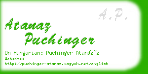 atanaz puchinger business card